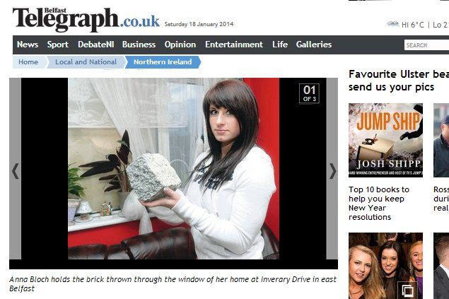 W Irlandii Polacy padli ofiarami kilku rasistowskich ataków. Na zdjęciu Anna Bloch, bohaterka artykułu "Belfast Telegraph"