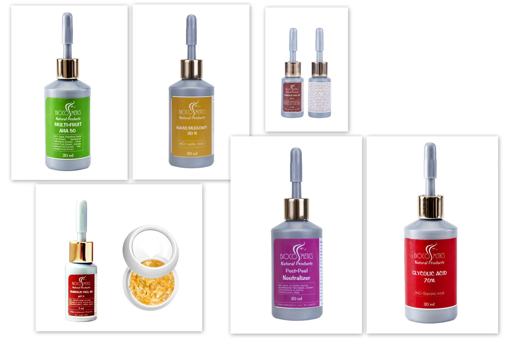 Kwasy Biocosmetics, które możesz stosować samodzielnie w domu.