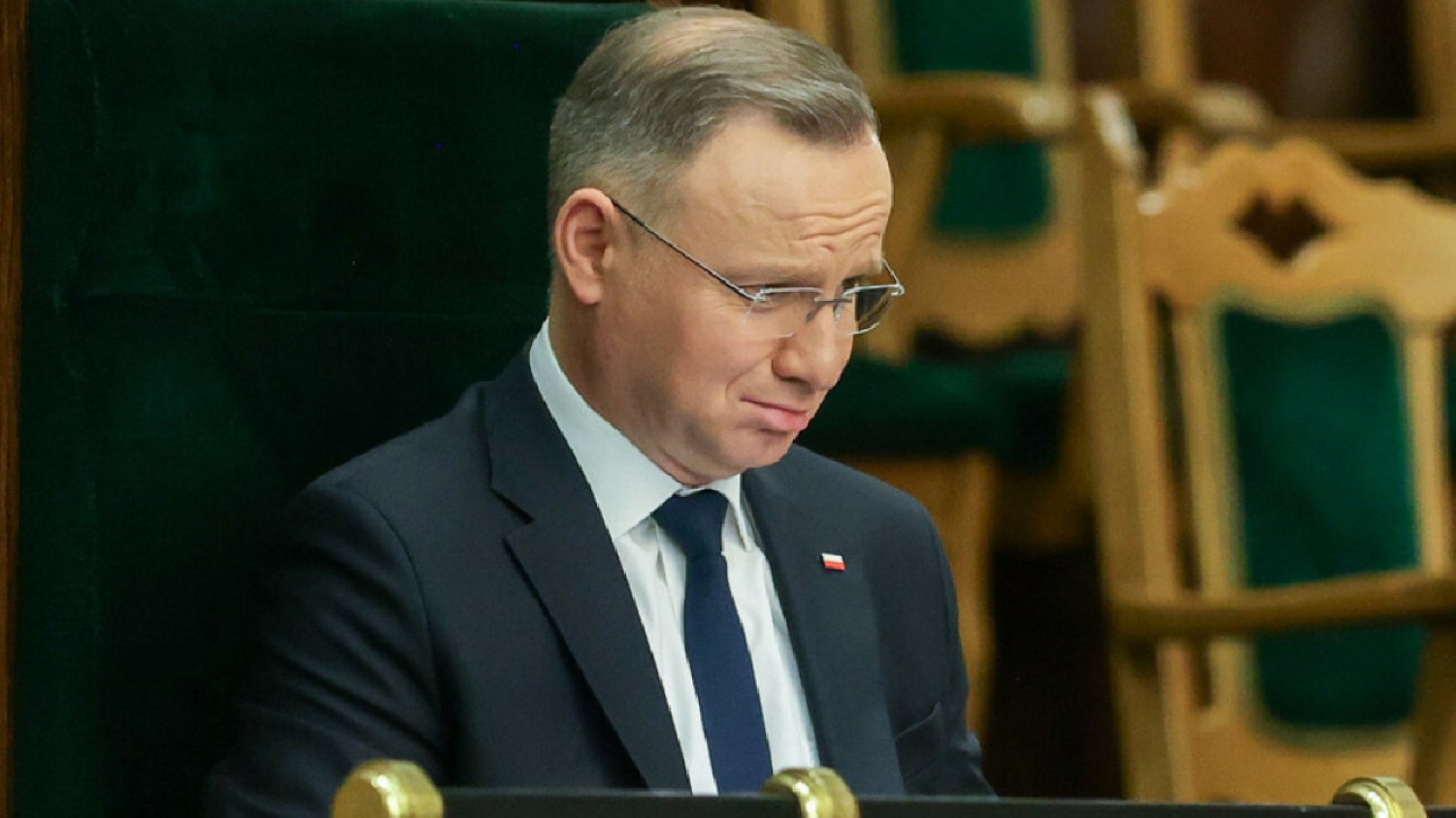 Ekspert zobaczył miny Andrzeja Dudy w Sejmie. "Chciał być mężem stanu".