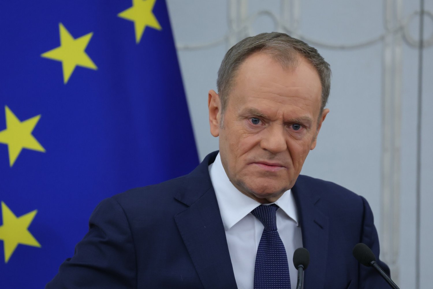 Lider PO Donald Tusk w Senacie