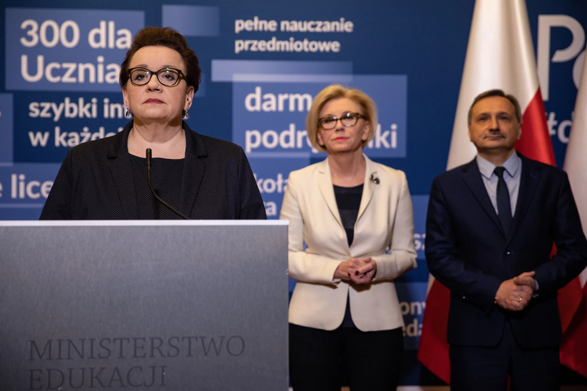 Marzec 2019. Minister Anna Zalewska apeluje do nauczycieli.