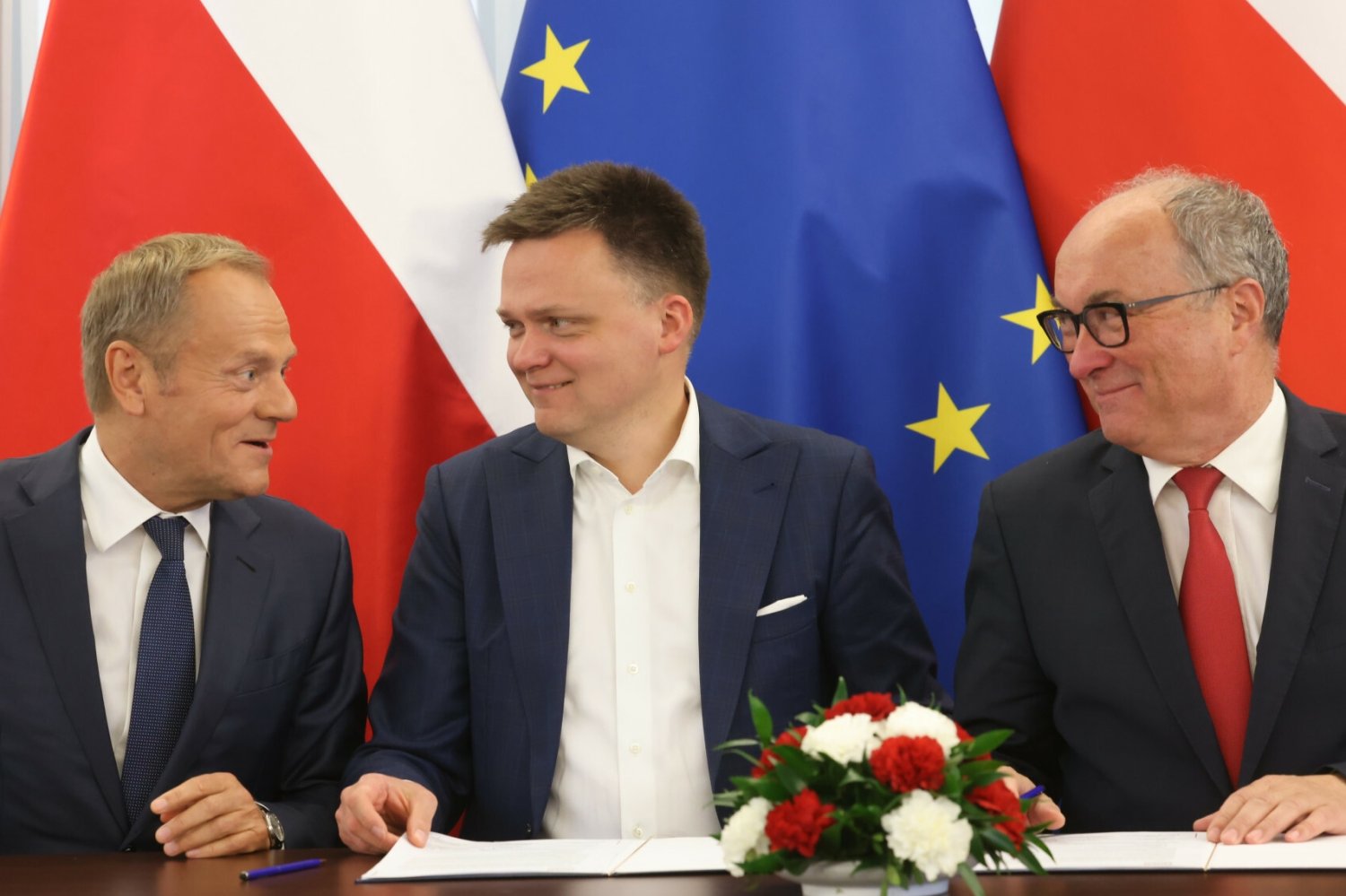 Liderzy Lewicy, PO oraz Polska2050.