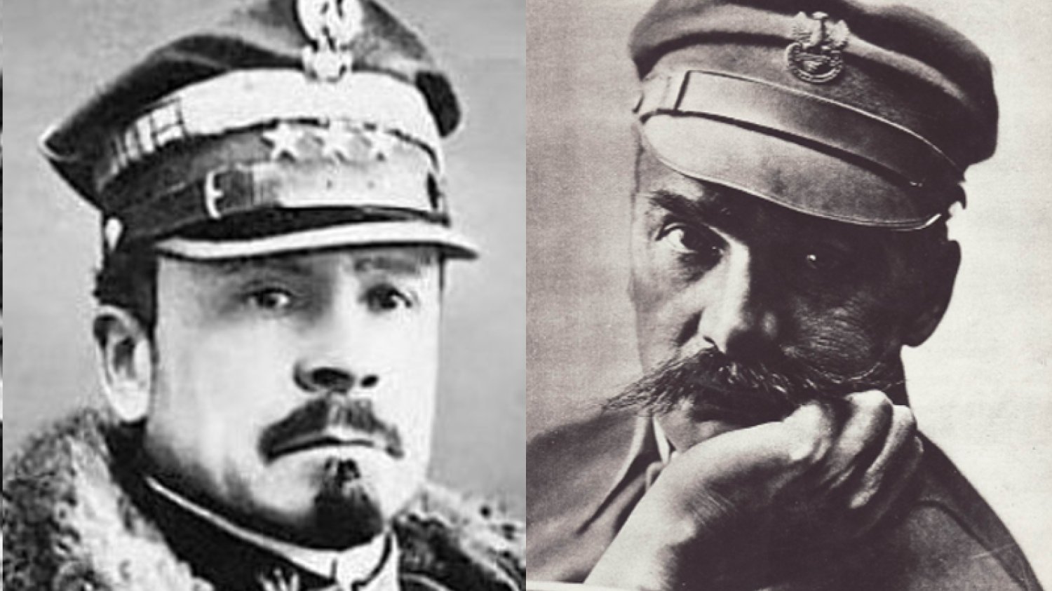 Gen. Józef Haller i Naczelnik Józef Piłsudski.