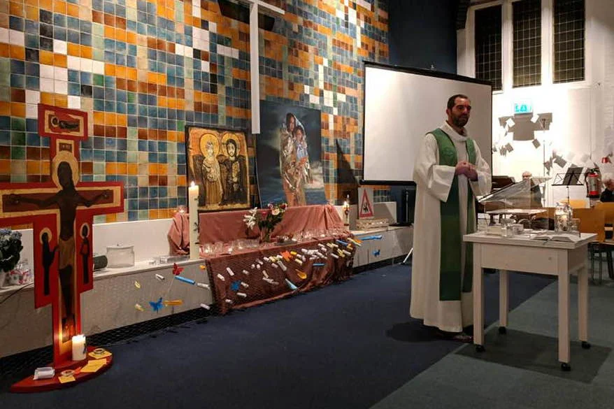Nabożeństwo w haskim kościele trwa już od ponad miesiąca.