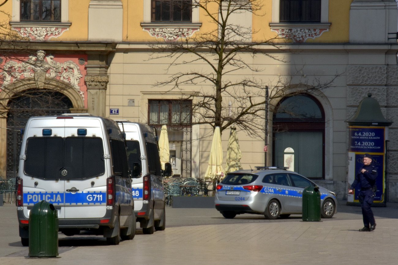W centrum Krakowa doszło do strzelaniny. Zdjęcie ilustracyjne