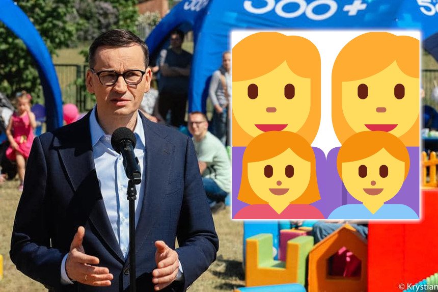 Premier Mateusz Morawiecki dodał emoji z parą lesbijek. Internauci mu tego nie odpuścili.