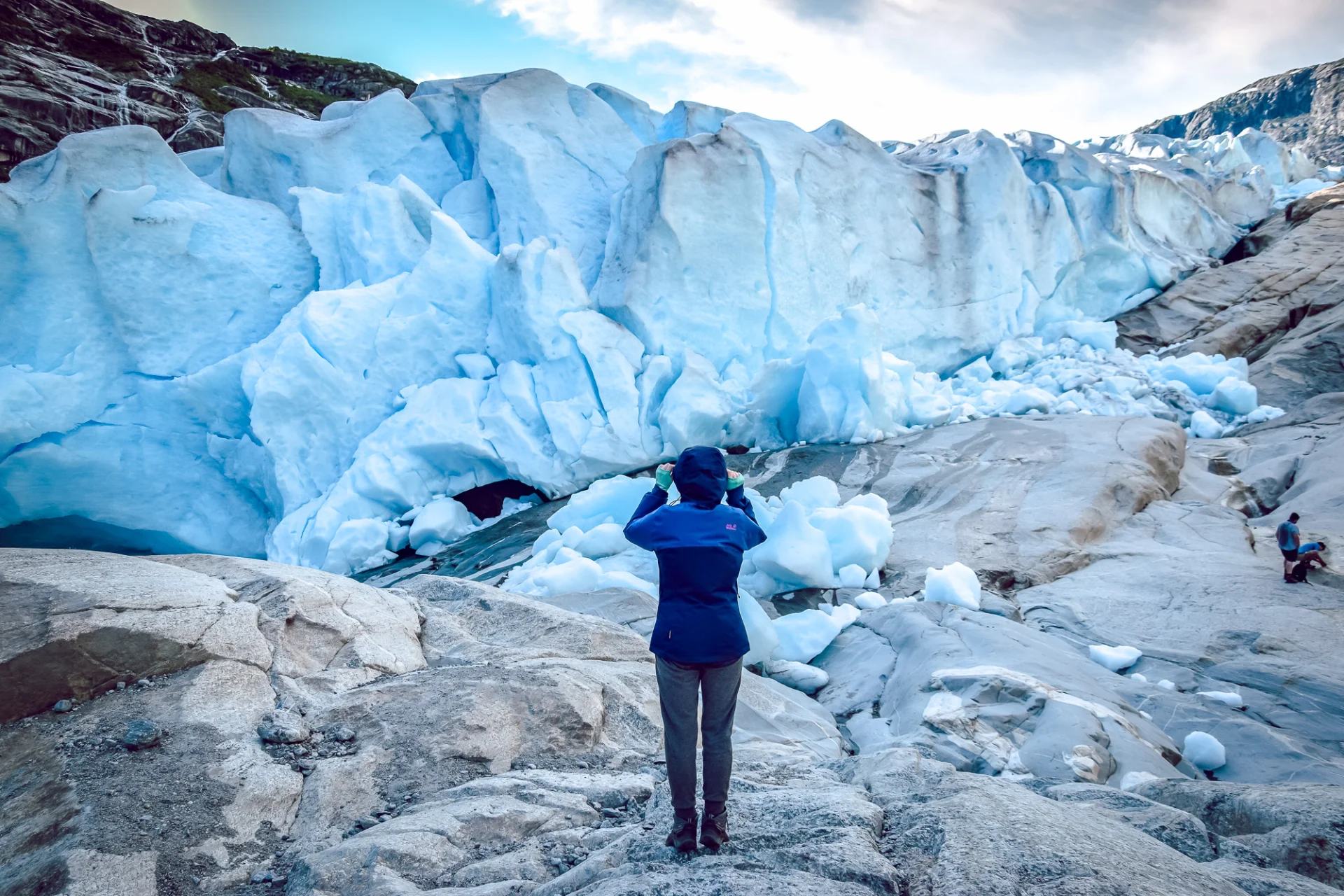 Lodowiec Jostedalsbreen w Norwegii