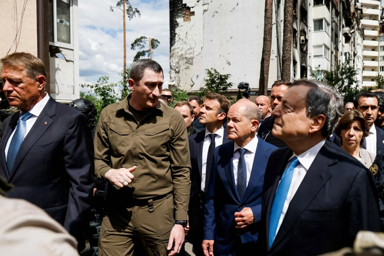 Przywódcy Niemiec, Francji i Włoch wyruszyli do Kijowa. Jadą z Polski