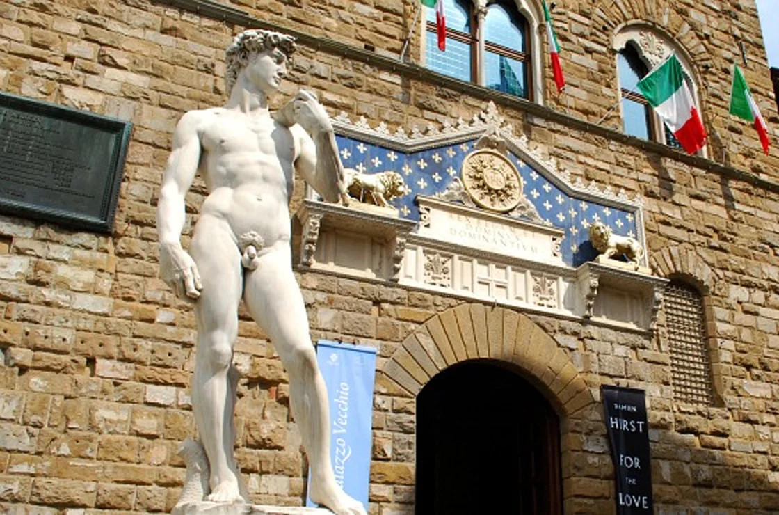 Dawid na Piazza della Signoria we Florencji