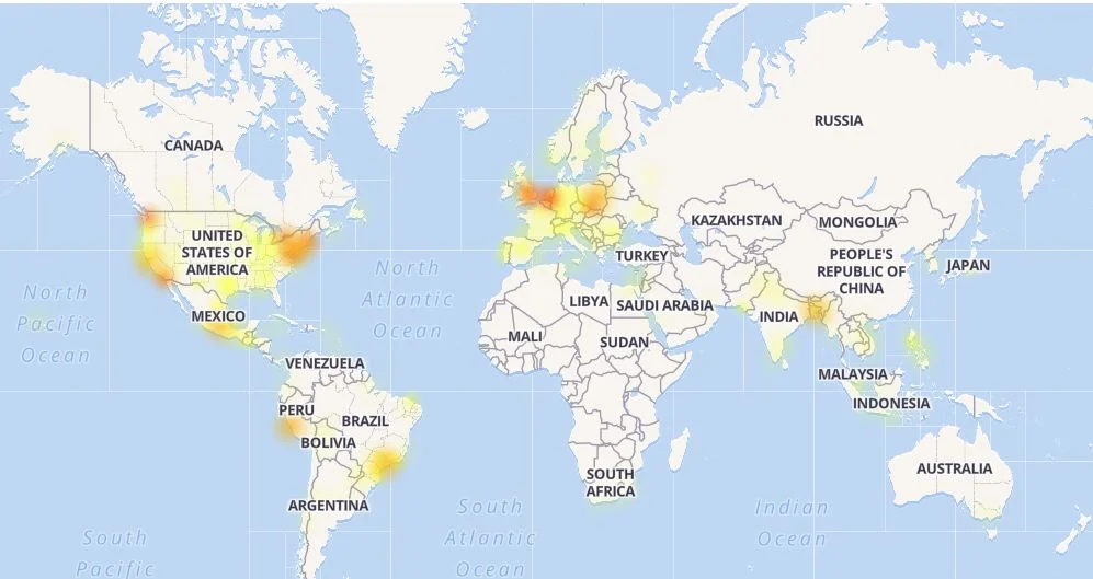 Globalna awaria Facebooka.