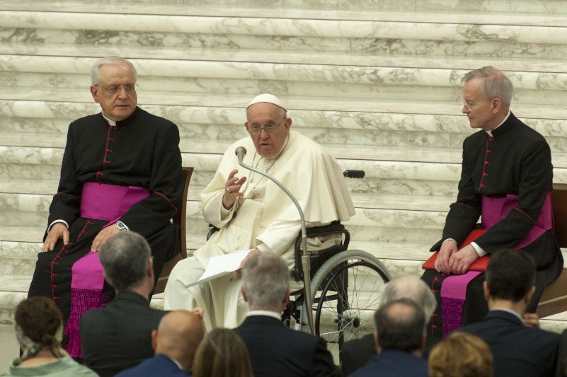 Papież Franciszek zabiera głos ws. Ukrainy oraz zmarłej córki Dugina