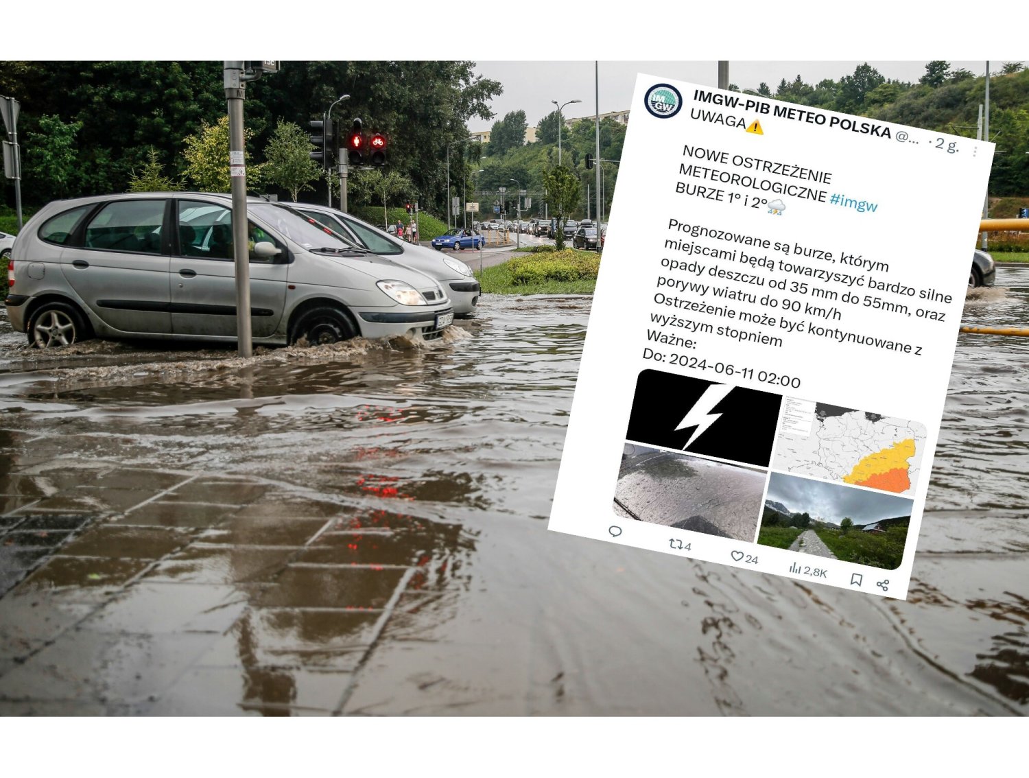 Nagłe załamanie pogody w Polsce. Możliwe nawet powodzie błyskawiczne.