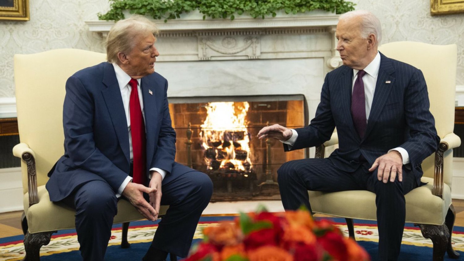 Spotkanie przywódców. Tak Joe Biden powitał Trumpa w Białym Domu
