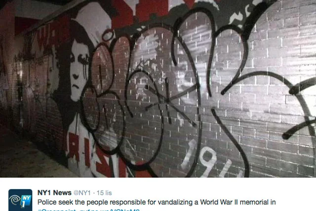 Nowojorska policja szuka osób, które zniszczyły mural upamiętniający Powstanie Warszawskie