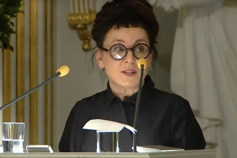 Olga Tokarczuk wygłosiła w sobotę noblowski wykład
