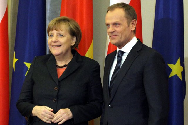 Angela Merkel rozmawiała w Warszawie z Donaldem Tuskiem
