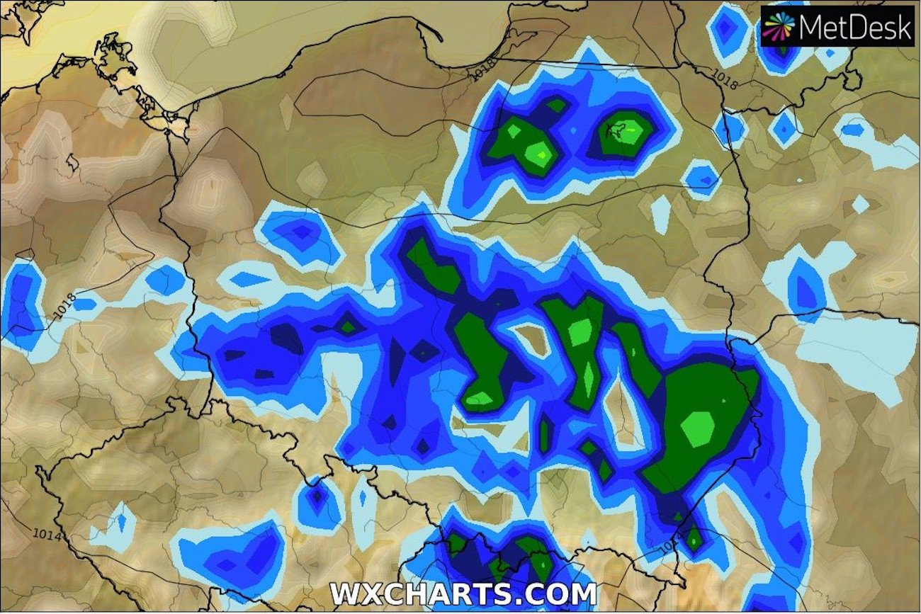Do Polski nadciągają burze.