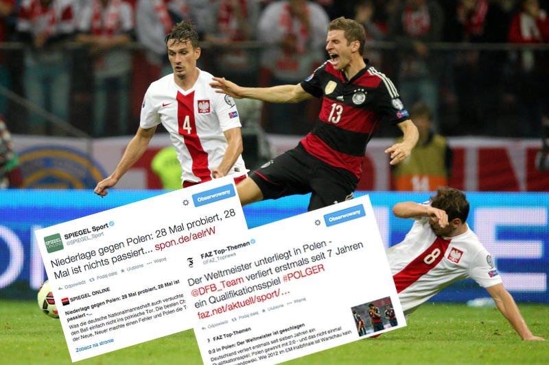 Niemieckie media o zwycięstwie Polaków: "Historyczne", "Niespodzianka", "Gorzka plajta Loewa", "Ekstaza w Warszawie"