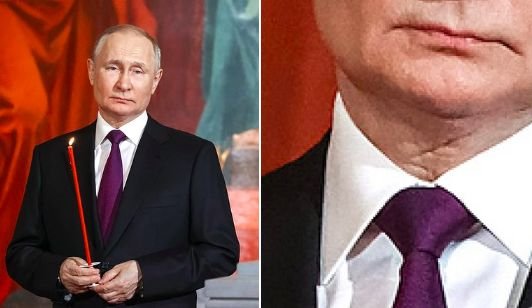 Władimir Putin ma na szyi bliznę.