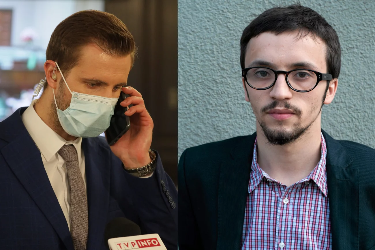Samuel Pereira na antenie TVP Info odniósł się do sejmowego pościgu Miłosza Kłeczka za Donaldem Tuskiem.