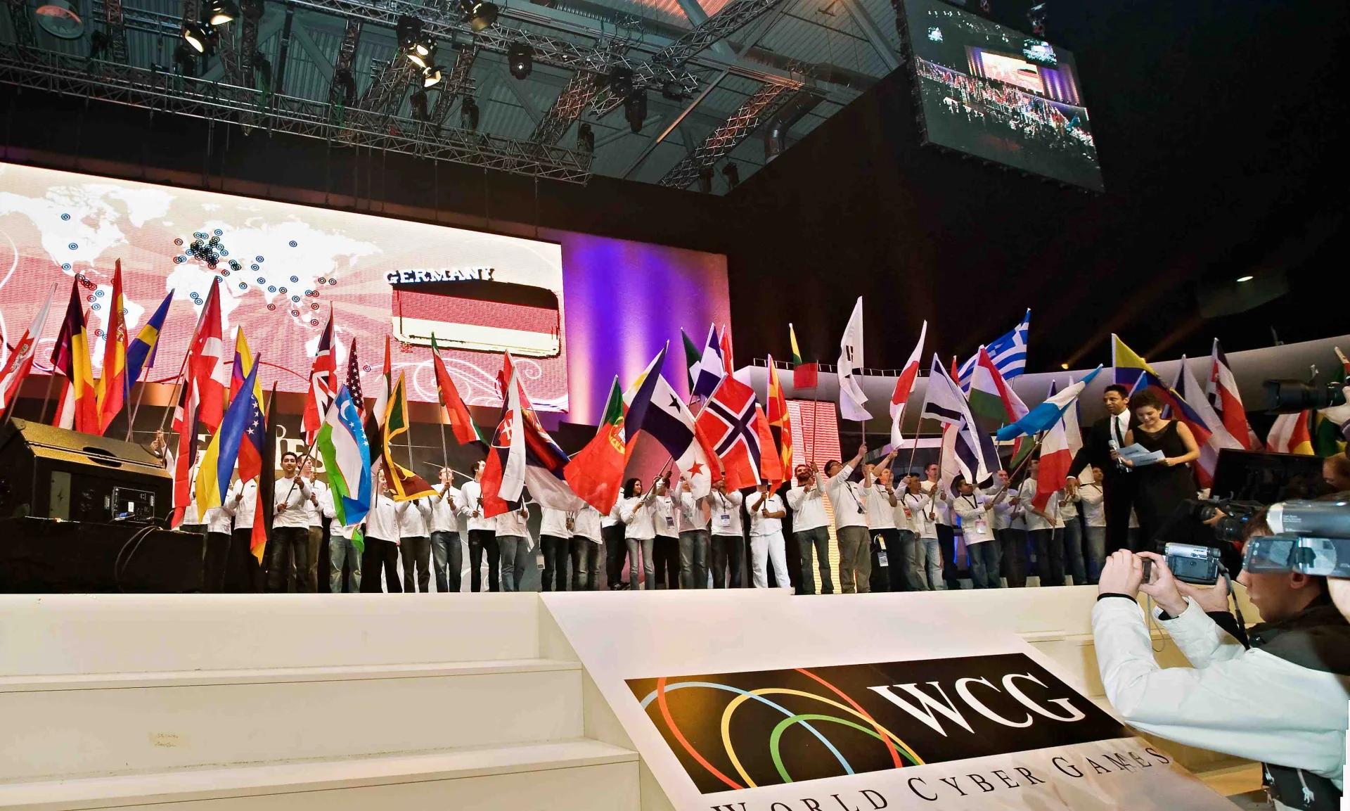 Ceremonia otwarcia World Cyber Games 2008.