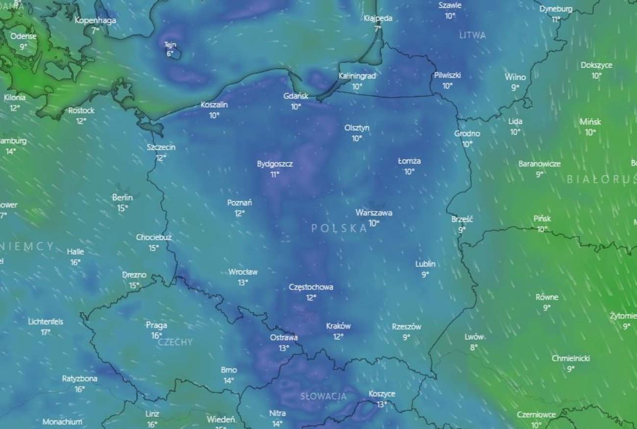 Prognoza pogody na Wielkanoc. Cyklon Pamela nadciąga nad Polskę