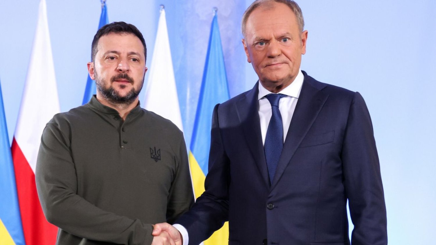 Zełenski w Polsce. Prezydent Ukrainy spotka się z premierem Tuskiem w Warszawie.