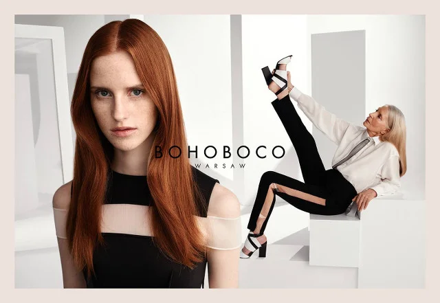 W sesji wystąpiły modelka Magda Jasek i aktorka Helena Norowicz.