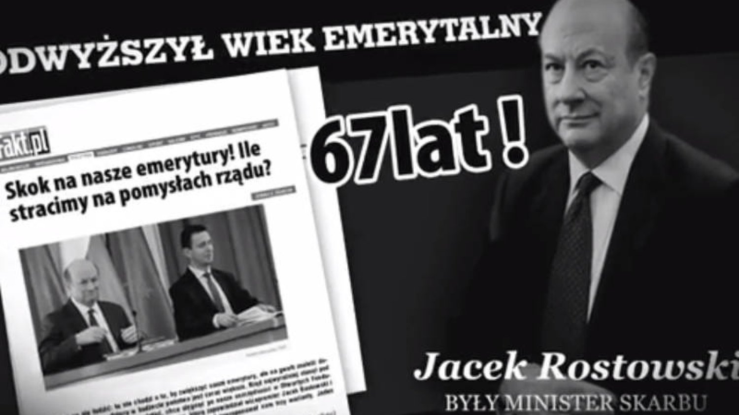 Najnowszy spot PiS w wyborach do europarlamentu uderza w Rostowskiego, Protasiewicza, Boniego i Kamińskiego