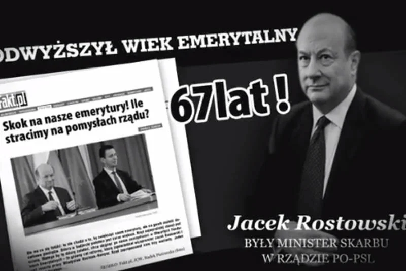 Najnowszy spot PiS w wyborach do europarlamentu uderza w Rostowskiego, Protasiewicza, Boniego i Kamińskiego