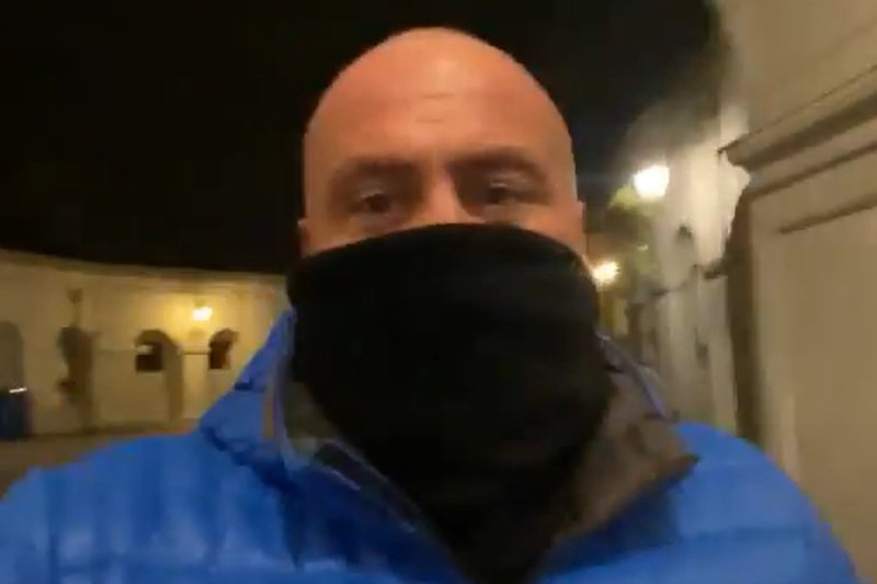 Marcin Najman pojechał bronić Jasnej Góry, ale na miejscu nikogo nie było.