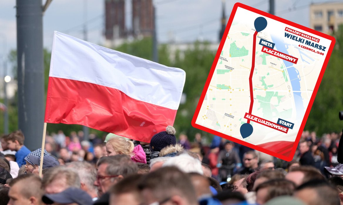Marsz 4 czerwca. Godzina, trasa, utrudnienia i wszystko, co trzeba wiedzieć