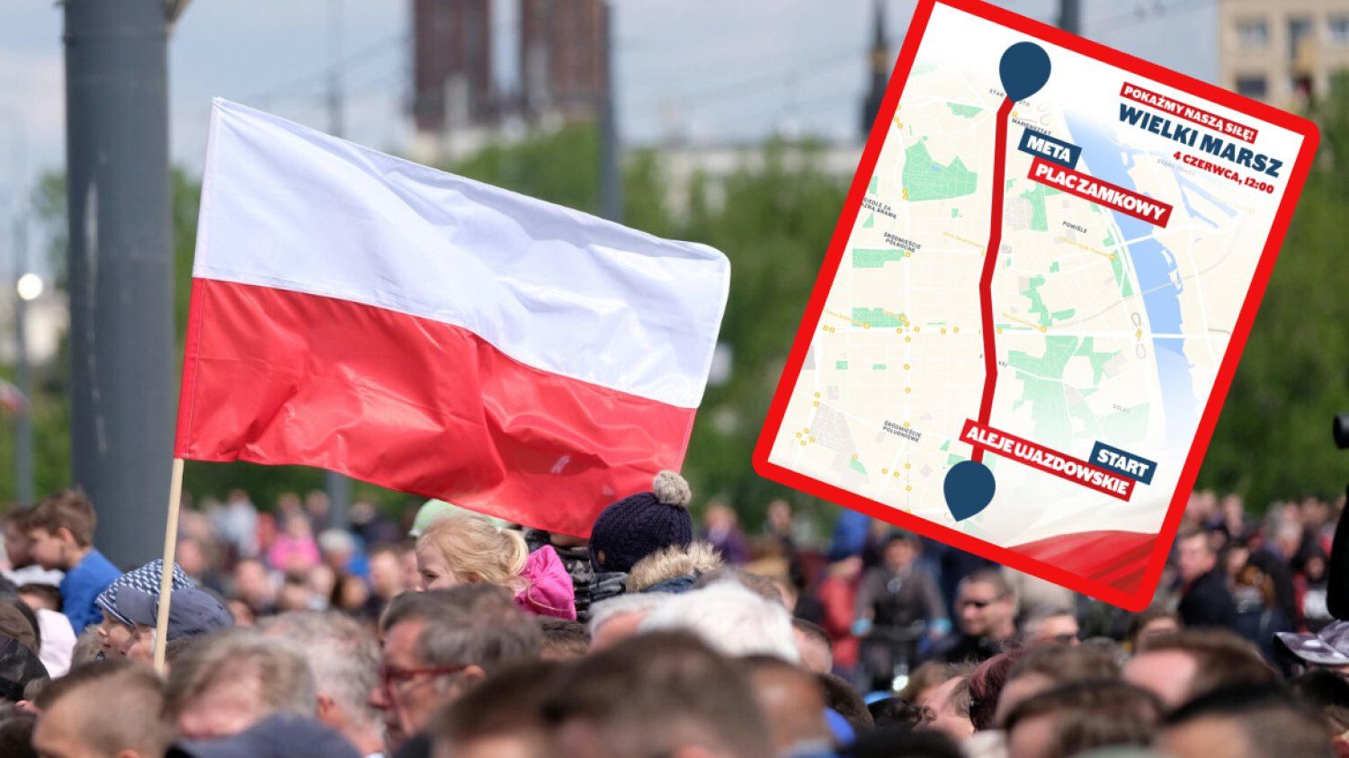 Marsz 4 czerwca. Godzina, trasa, utrudnienia i wszystko, co trzeba wiedzieć
