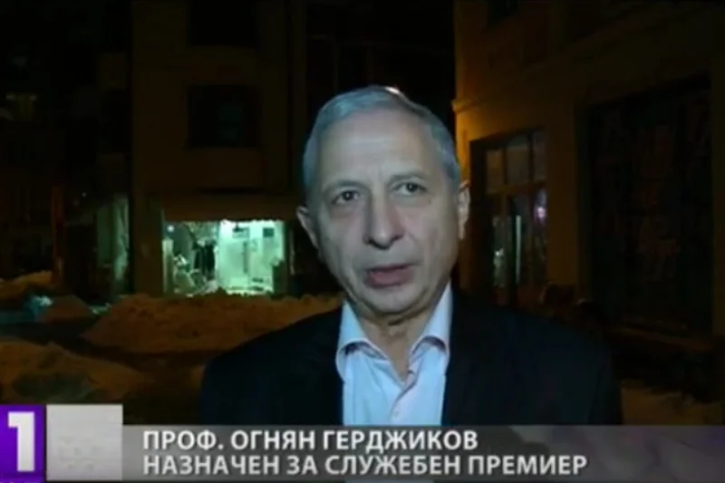 Ognjan Gerdżikow to tymczasowy premier Bułgarii.