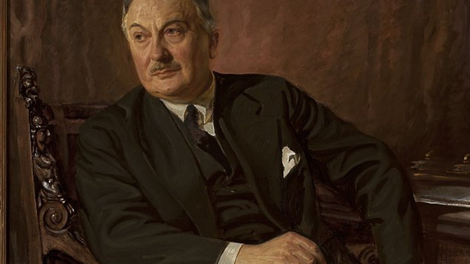 Jan Wedel, jeden z najbogatszych biznesmenów przedwojennej Polski. Portret Stefan Norblin