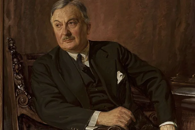 Jan Wedel, jeden z najbogatszych biznesmenów przedwojennej Polski. Portret Stefan Norblin