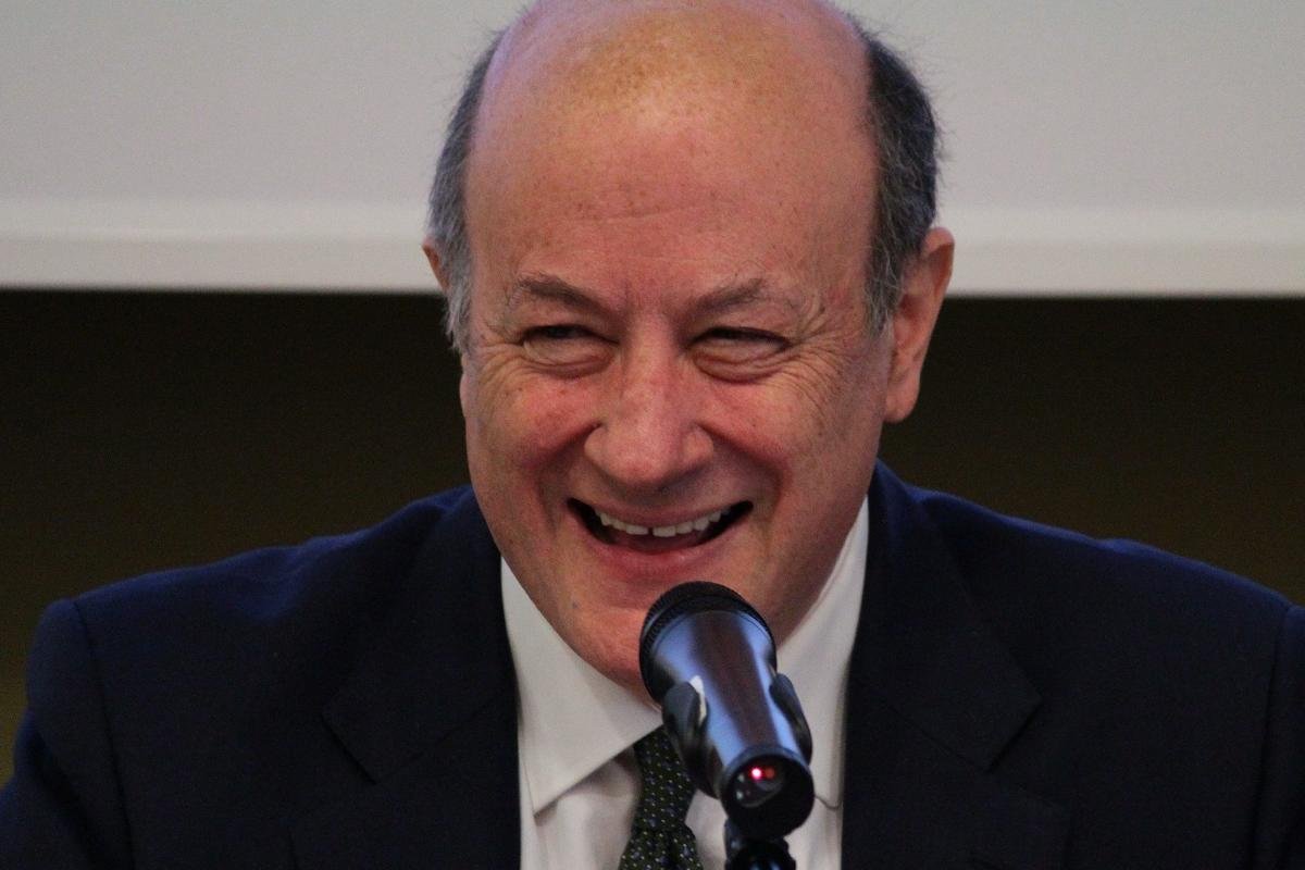 Minister Jacek Rostowski podczas konferencji prasowej.