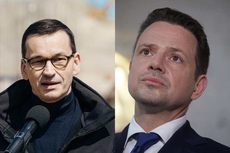 Mateusz Morawiecki uderza w Rafała Trzaskowskiego.