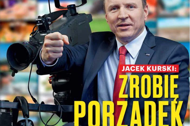 Jacek Kurski na łamach "w Sieci" zapowiada, że zrobi porządek w TVP.