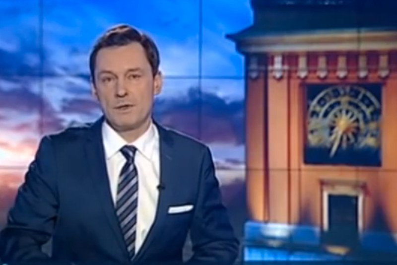 Nowe tło "Wiadomości" TVP.