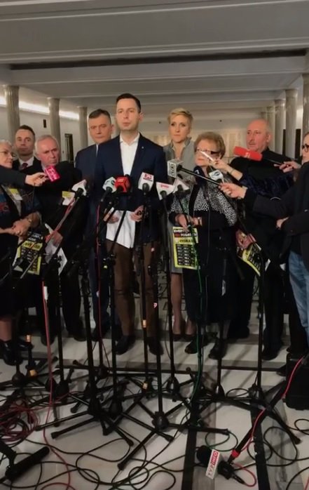 Decyzję ogłosiliśmy dziś na konferencji prasowej w Sejmie