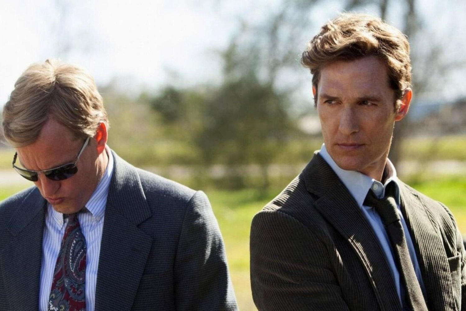 Woody Harrelson i Matthew McCounaghey w "Detektyw" Detektyw