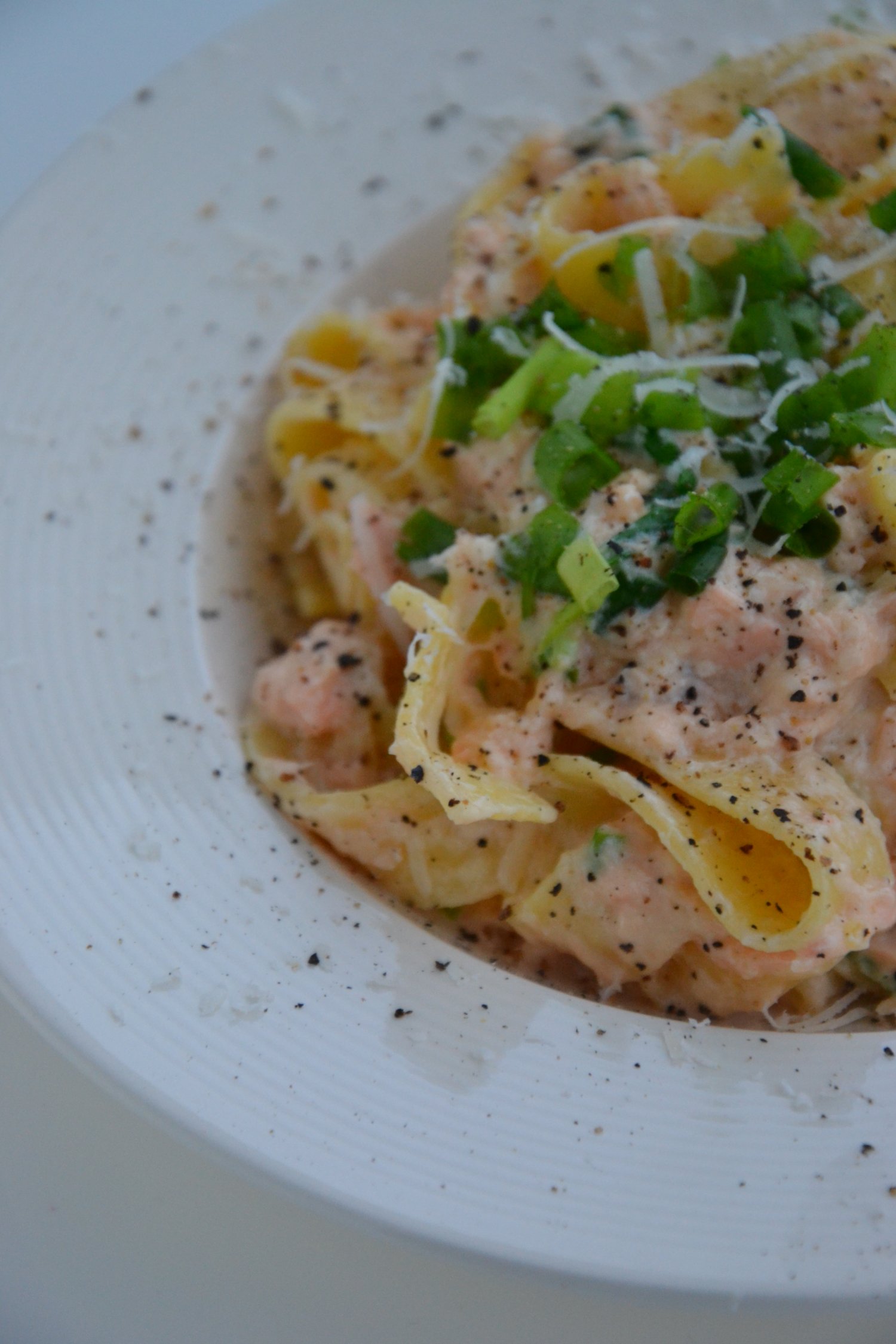 Łososiowa carbonara
