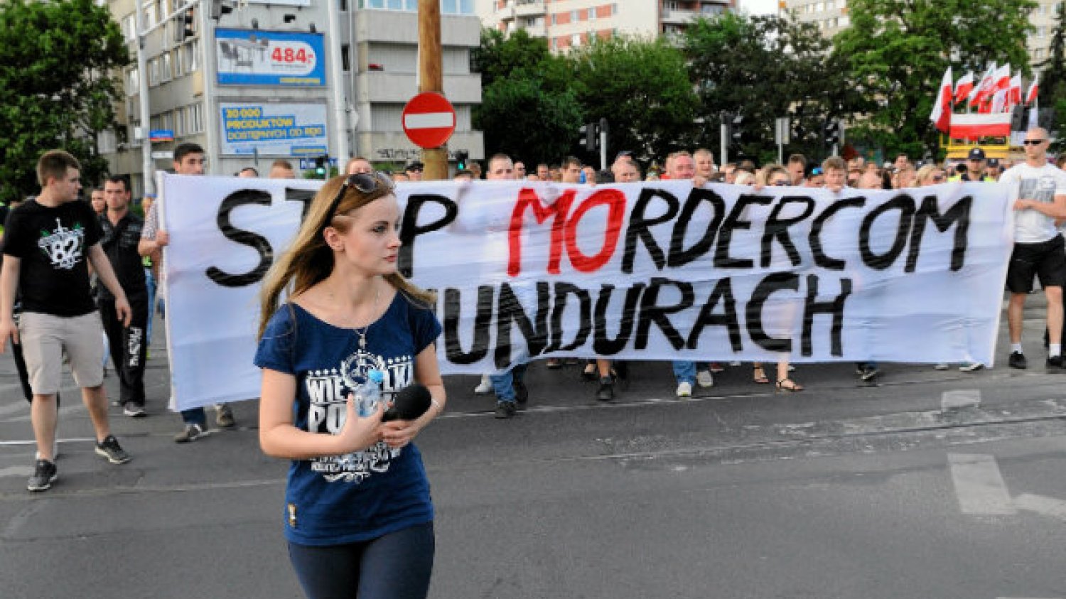 Marsz przeciwko brutalności policji w związku ze śmiercią Igora Stachowiaka.