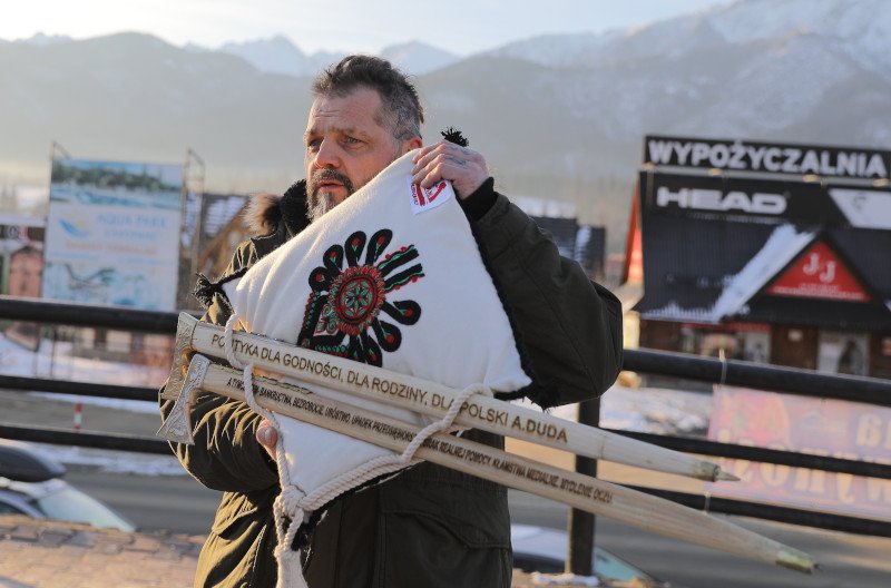 Prezydent Andrzej Duda nie spotkał się z przedsiębiorcami czekającymi na niego na Polanie Szymoszkowej. Jeden z nich to Gerard Wolski.