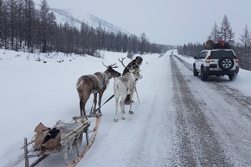 Syberia. Tam w listopadzie temperatury spadły już do -40-50 stopni C.