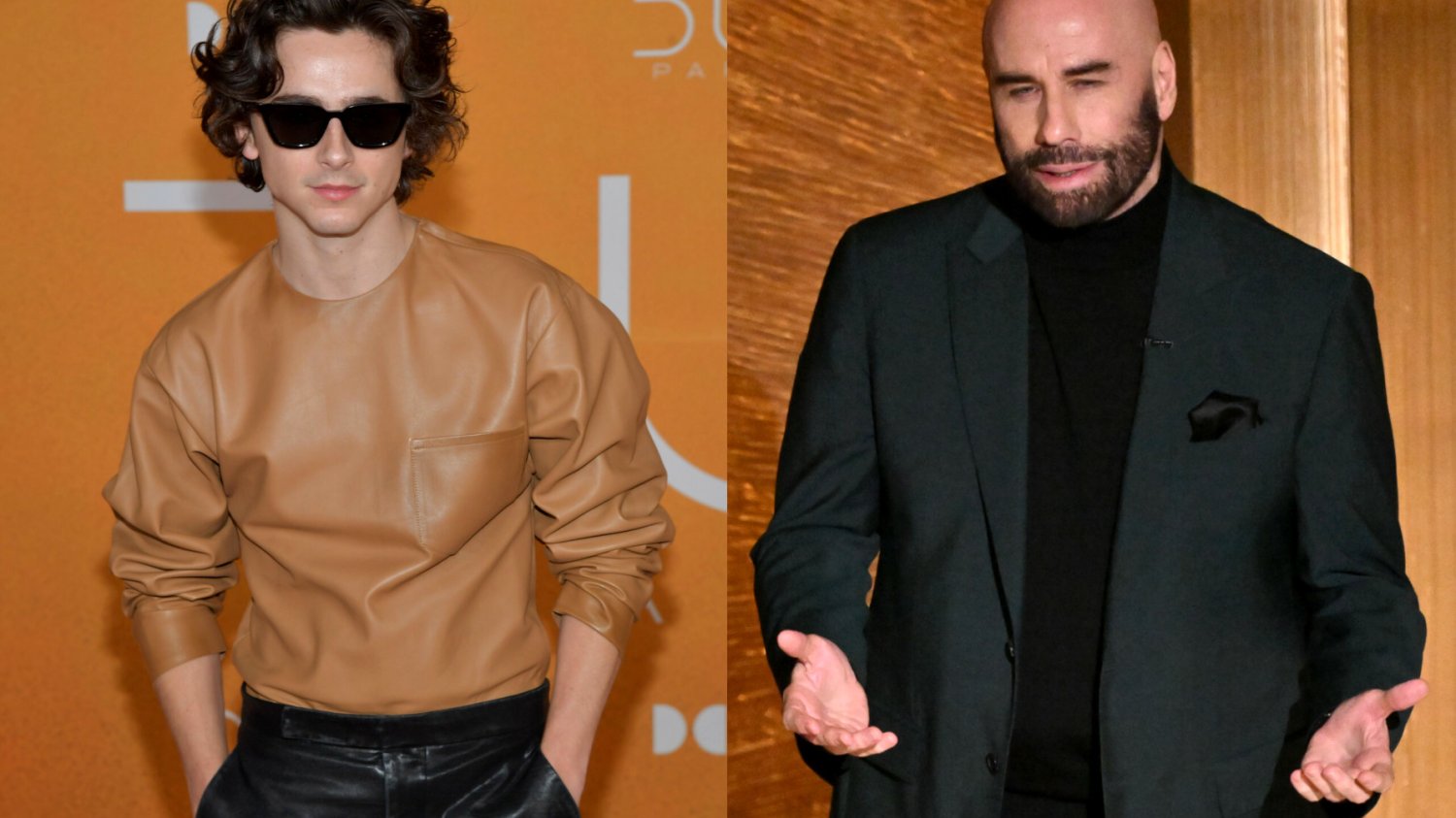 Timothée Chalamet John Travolta