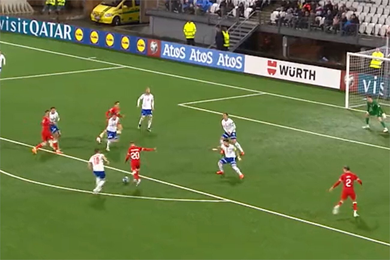 Mecz Polska-Wyspy Owcze. Tak strzeliliśmy pierwszego gola.