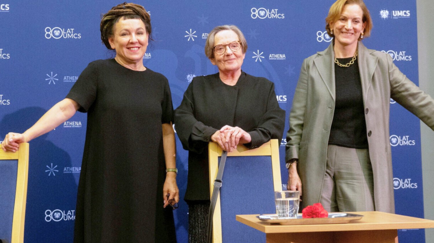 Anne Applebaum, Agnieszka Holland i Olga Tokarczuk otrzymały tytuł doktora honoris causa UMCS Anne Applebaum, Agnieszka Holland i Olga Tokarczuk z tytułem doktora honoris causa UMCS