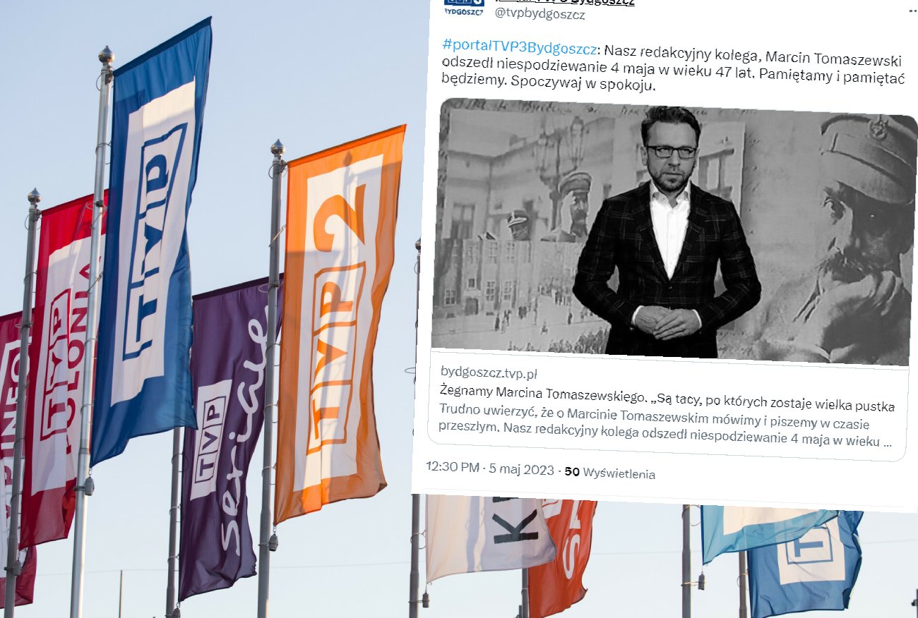 Nie żyje Marcin Tomaszewski. Dziennikarz spędził w TVP 18 lat.